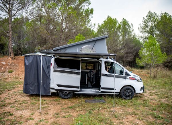 Douchette extérieure portable 12v+ rideau sur hayon – Image 4